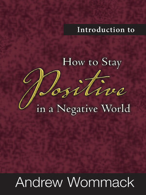cover image of Introduction to How to Stay Positive in a Negative World
